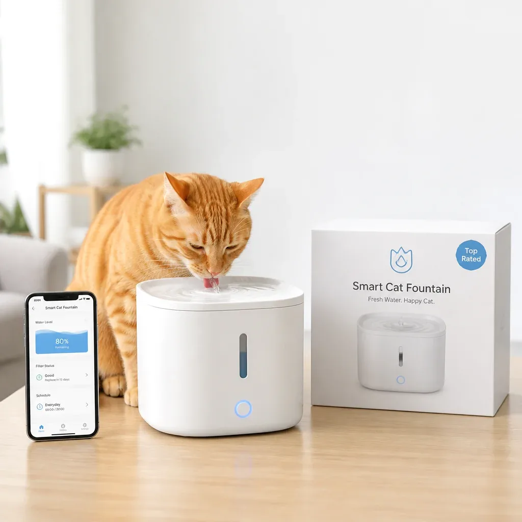 Smart Cat Fountain von KatzeTopBrunn